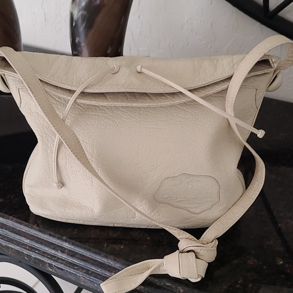 Carlos Falchi Leather Handbag - Picture 1 of 5